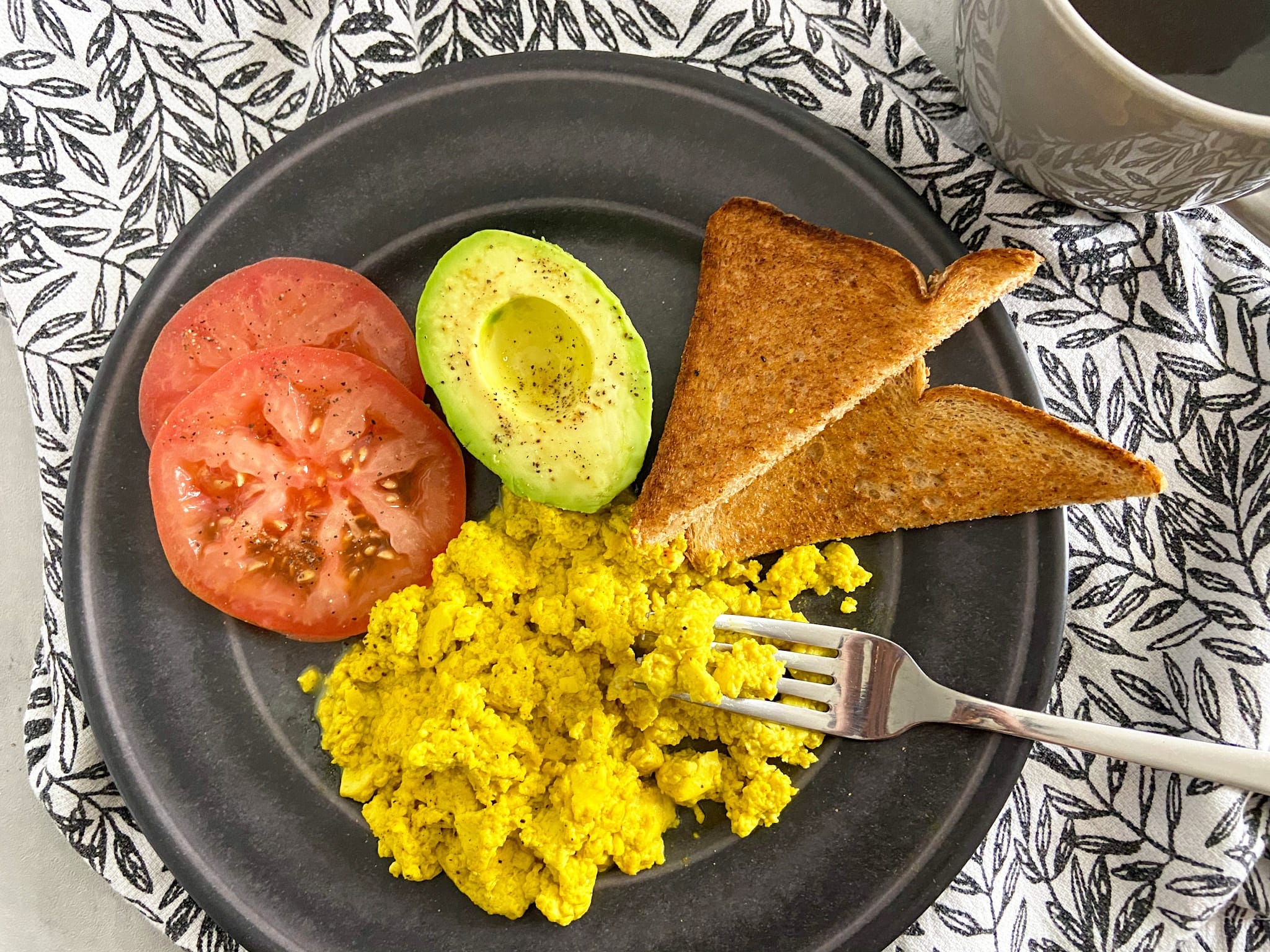 scrambled tofu
