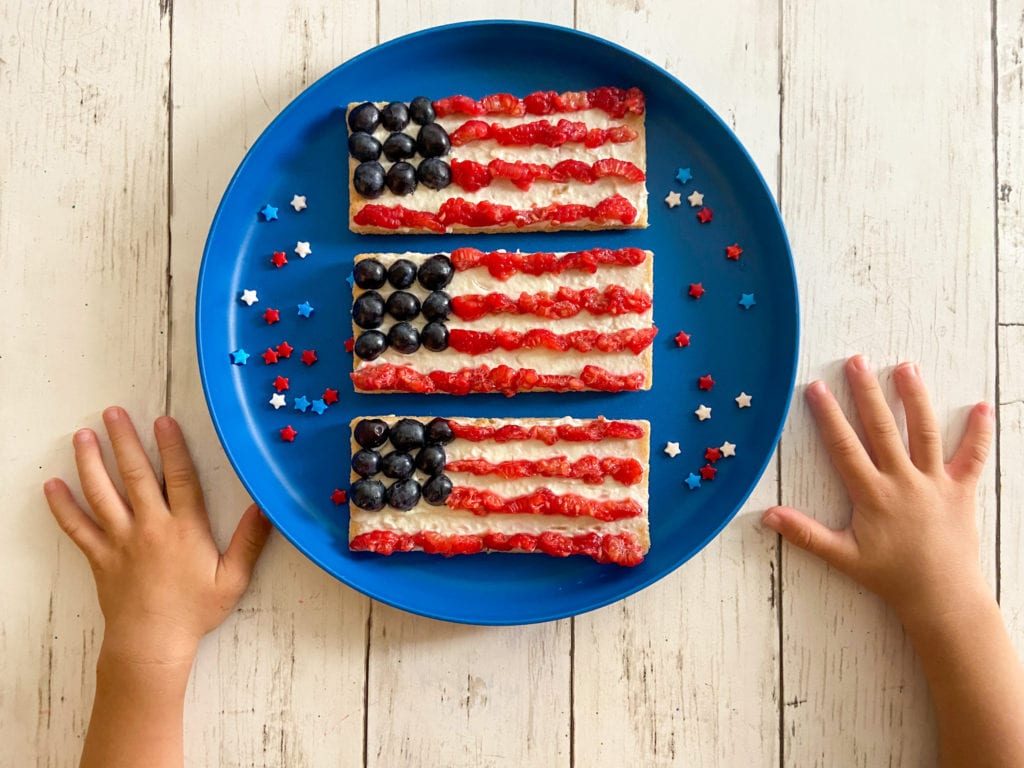 American Flag Snack for Kids