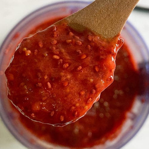 Quick and Easy Chia Jam - Raising Veggie Lovers