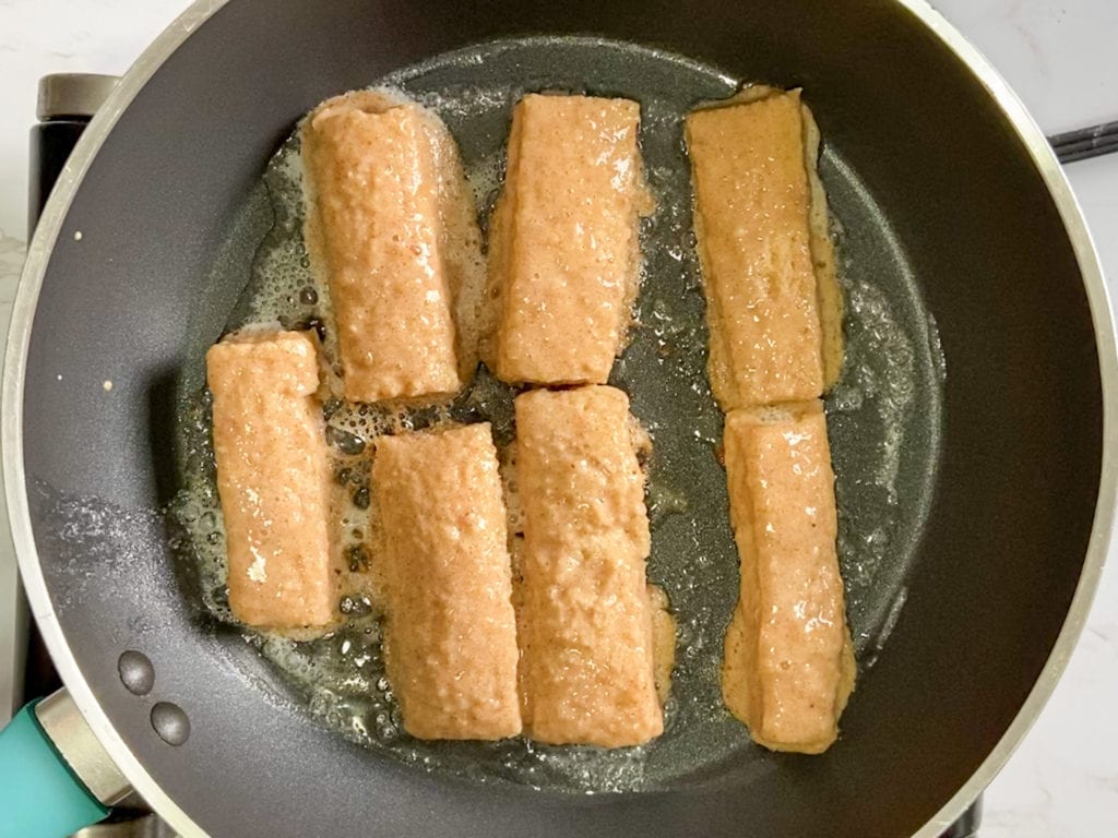 No-Mess Vegan French Toast Sticks