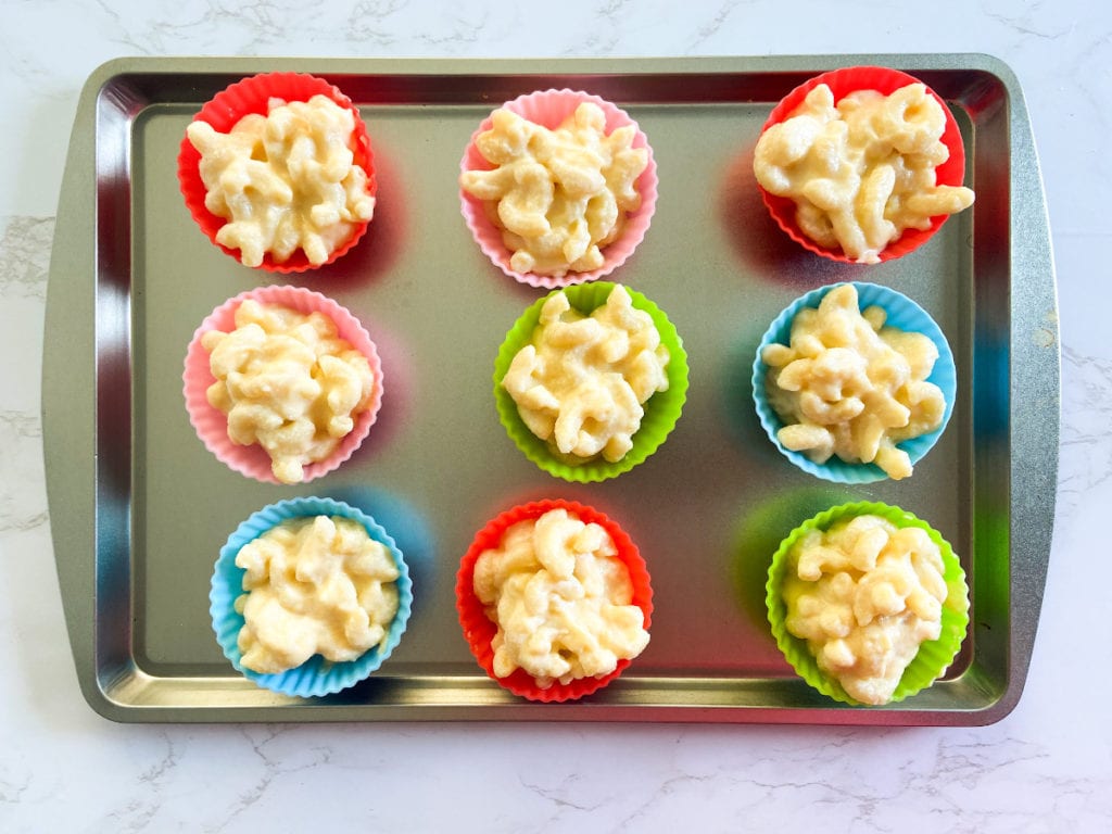 healthy mac and cheese cups for toddlers