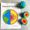 Layers of the Earth Play Dough Activity