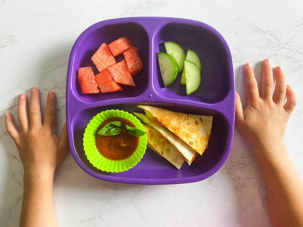 Pizza Quesadillas For Toddlers