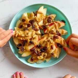Apple Nachos Kids Snack