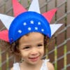 Patriotic Paper Plate Hat Craft for Kids