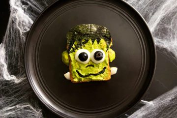 Frankenstein Toast for Halloween