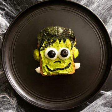 Frankenstein Toast for Halloween