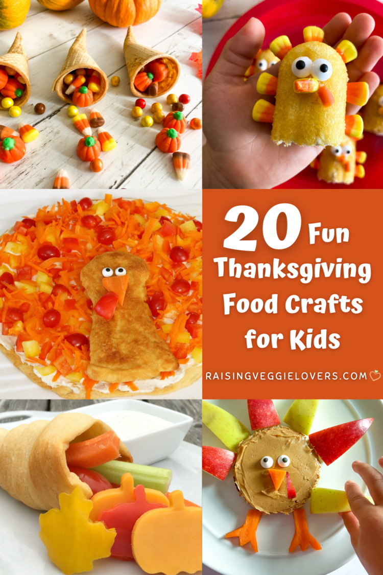 20 Fun Thanksgiving Food Crafts For Kids - Raising Veggie Lovers