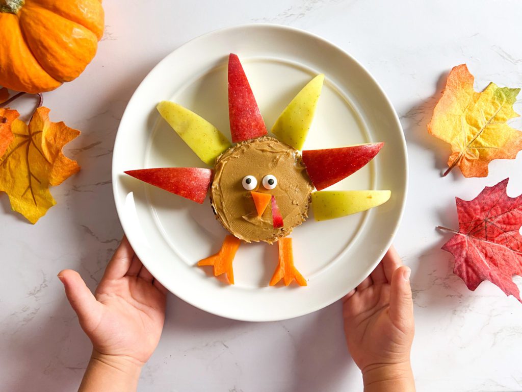 Turkey Food Art - Healthy Kids Snack