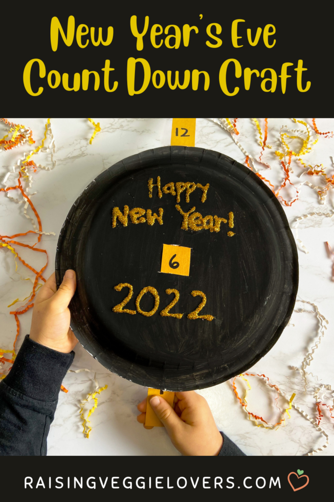 New Year's Eve Countdown Craft Pin