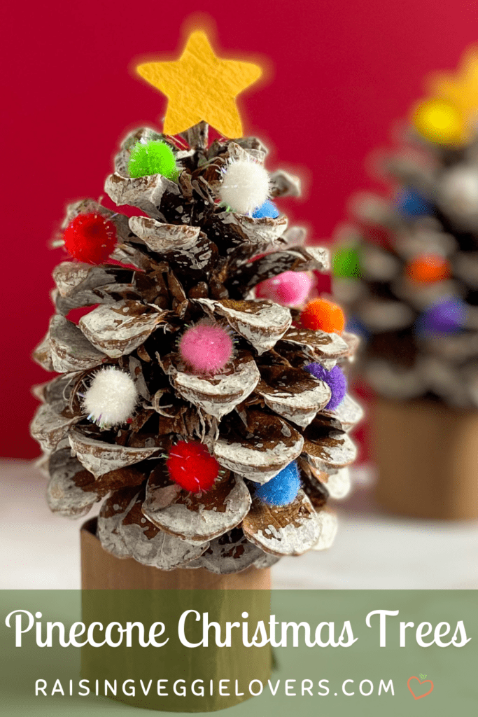 Decorate Pinecone Christmas Trees - Crafty Morning