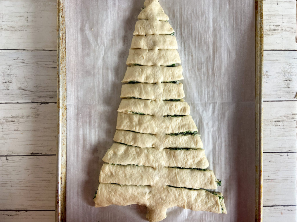 Christmas Tree pull apart bread