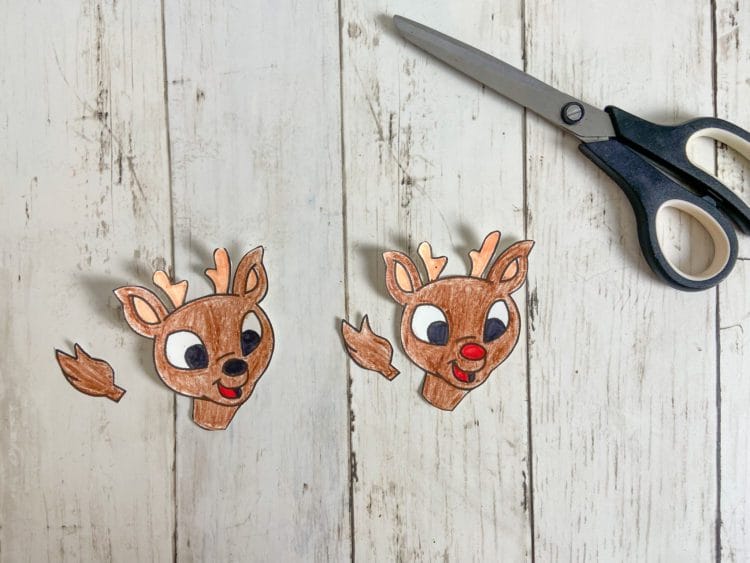 Toilet Paper Roll Reindeer - Winter Holiday Craft with Free Printable ...