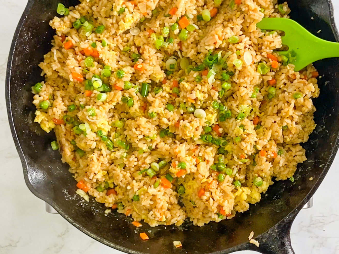 Easy Hawaiian Style Vegan Fried Rice - Raising Veggie Lovers