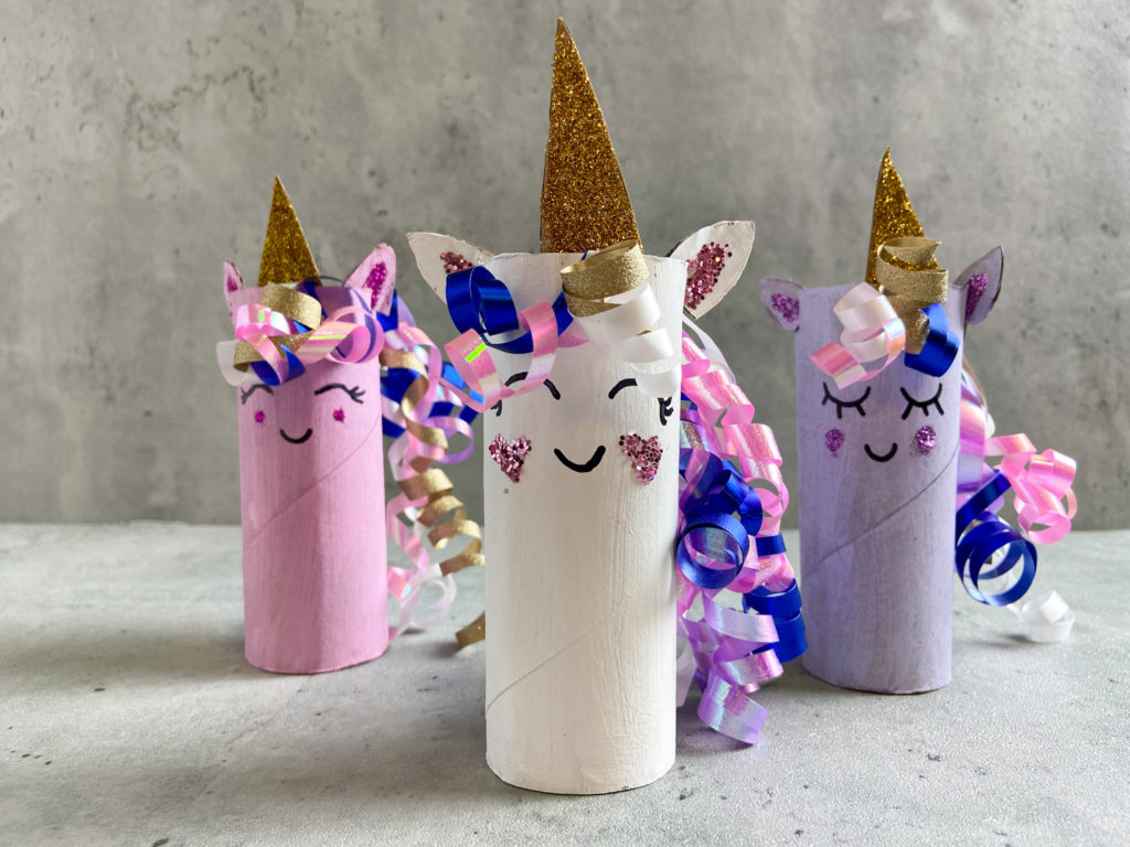 Unicorn Toilet Paper Roll Kids Craft