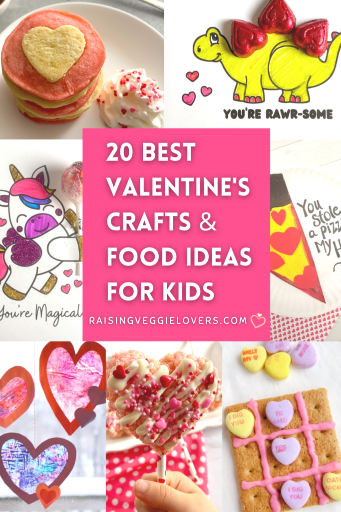 20 best valentines day crafts and food ideas for kids pin