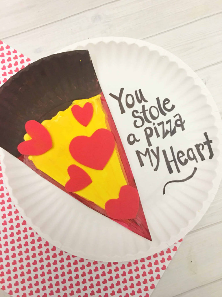 pizza Valentine craft