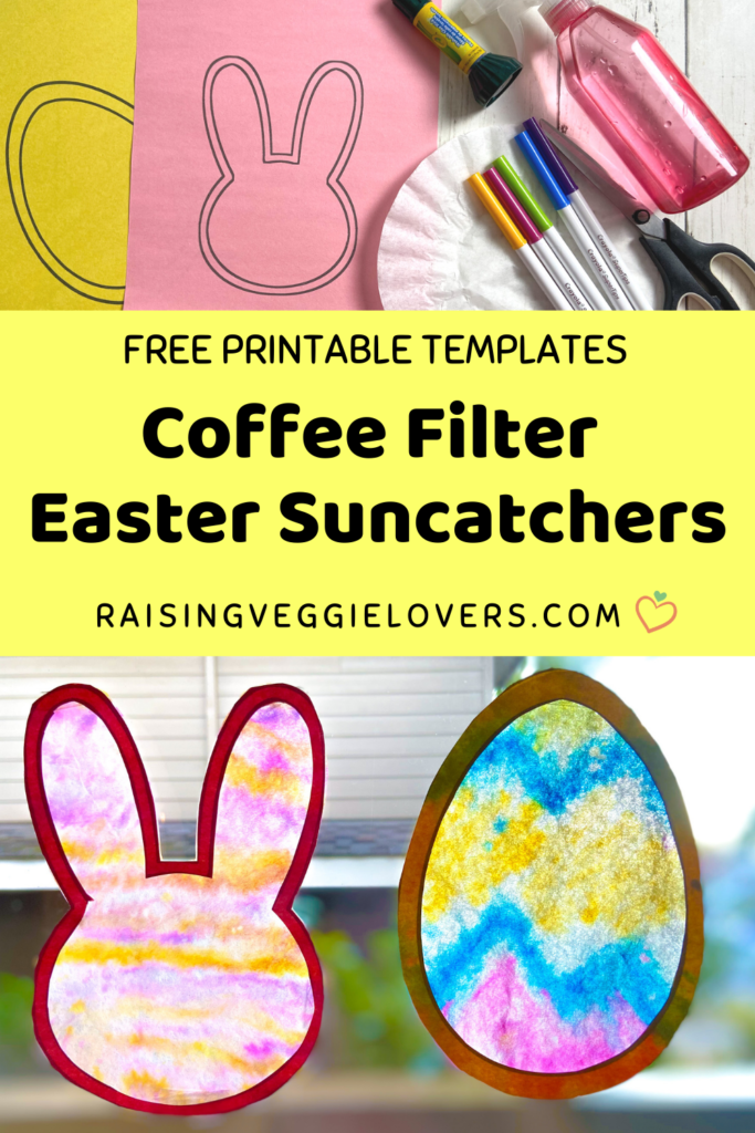 Easter Coffee Filter Suncatchers pin