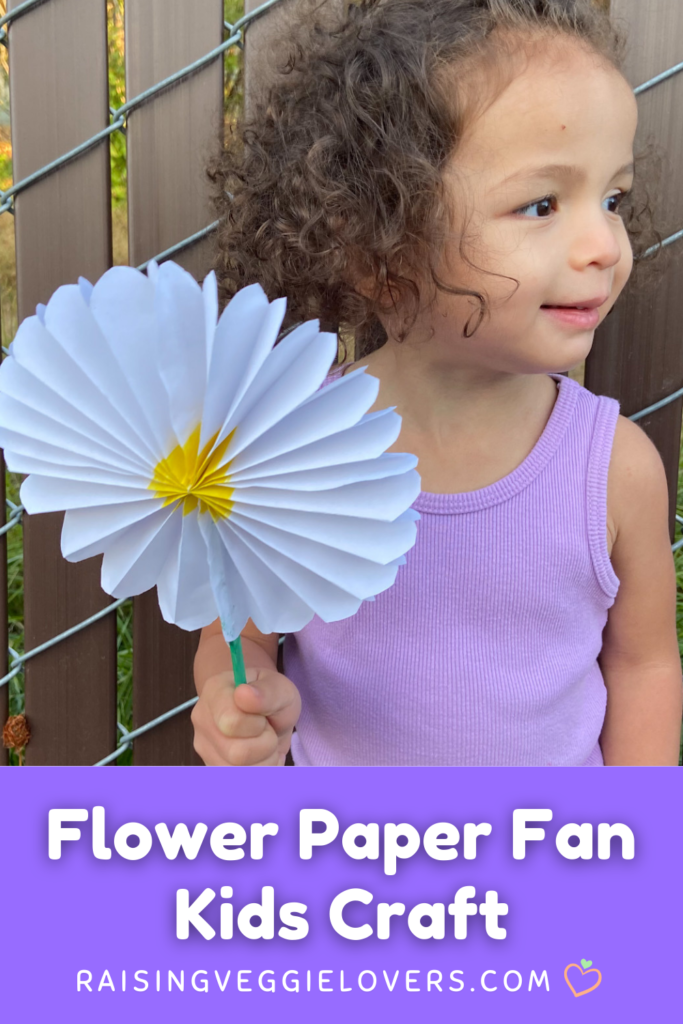 Flower Paper fan pin