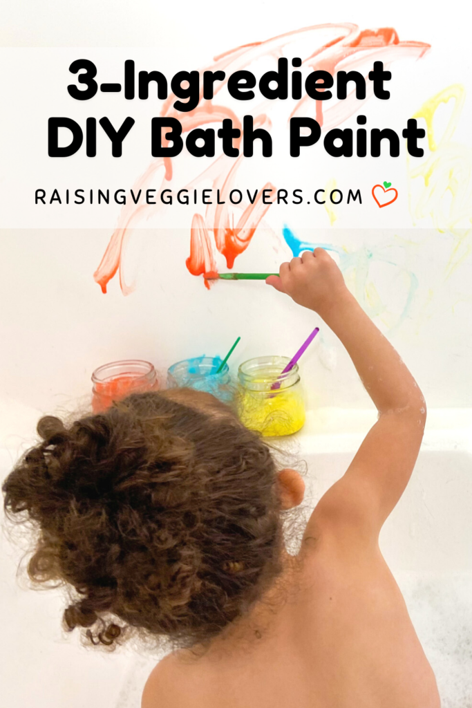 Easy DIY Bath Paint for Kids - Raising Veggie Lovers