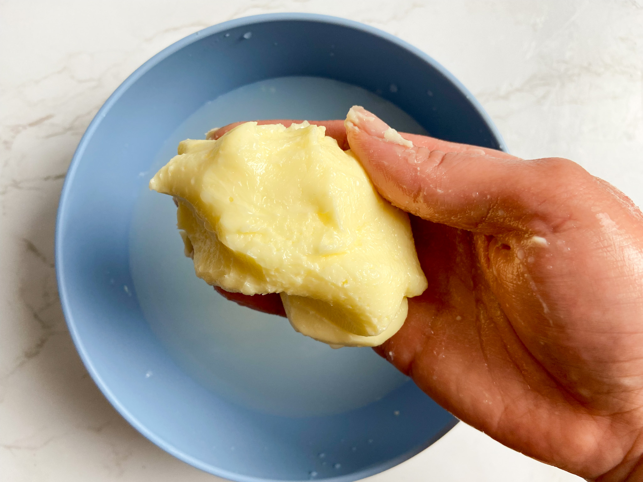 homemade butter experiment