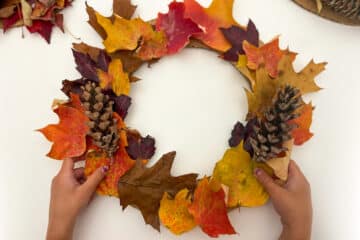 fall leaves wreath