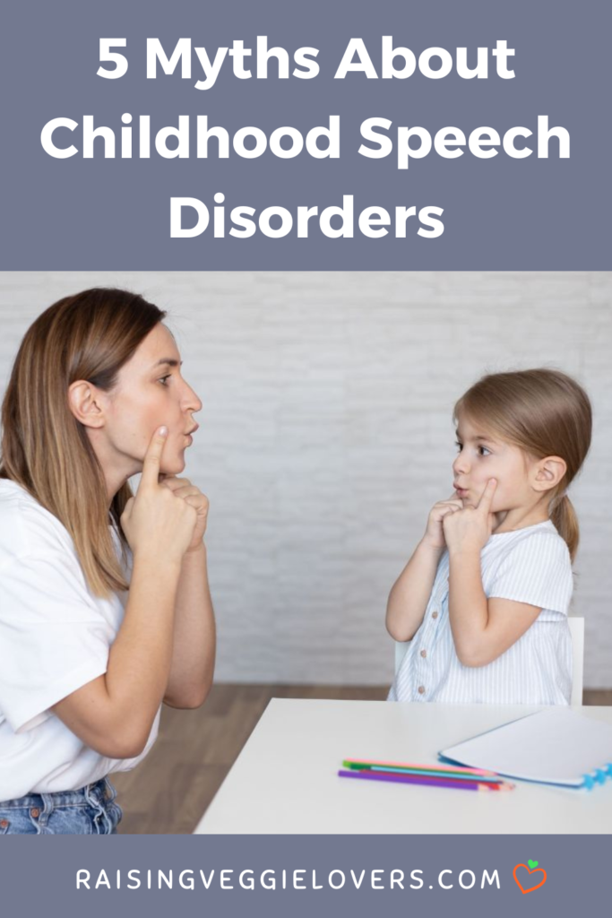 5 myths about childhood speech disorders