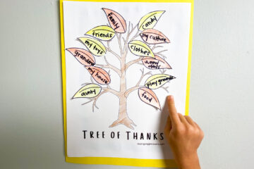Tree of Thanks kids activity