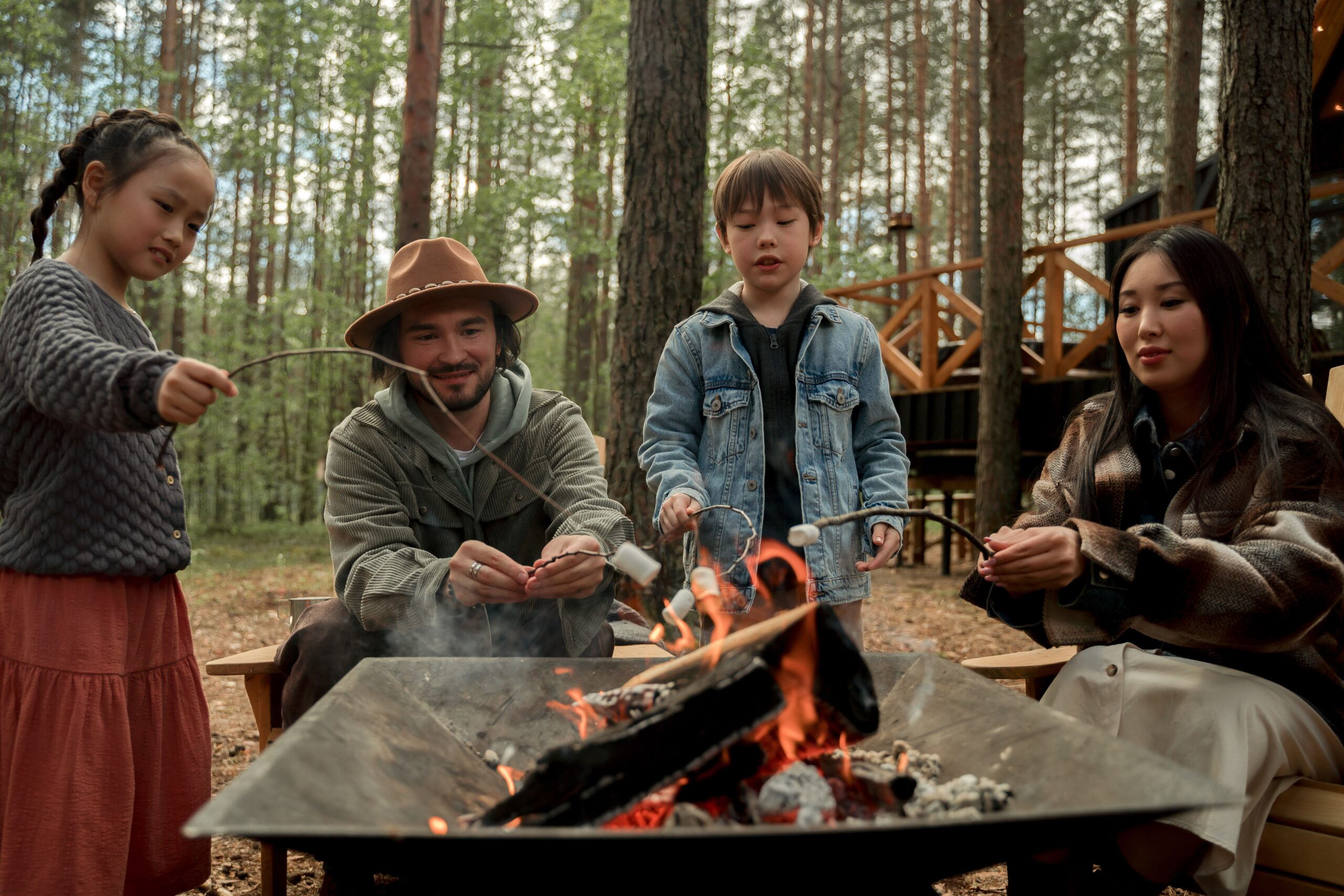 family campfire