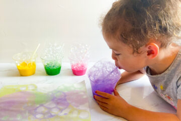 bubble art for kids