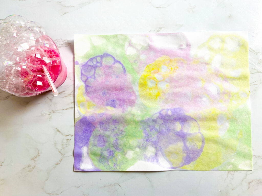 bubble art for kids