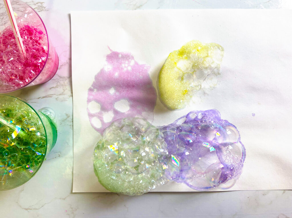 bubble art for kids