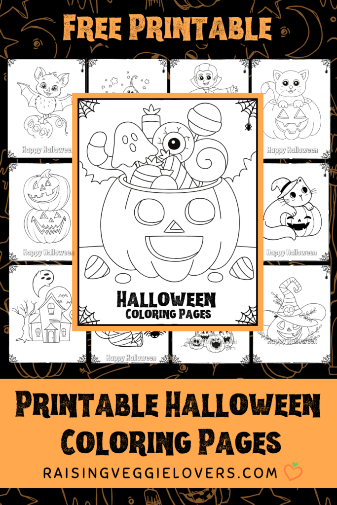 Halloween Coloring Pages Pin