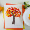 Fall Trees Stamping Craft
