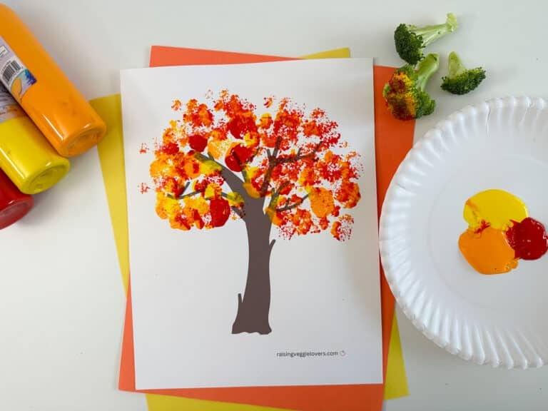 Fall Trees Stamping Craft