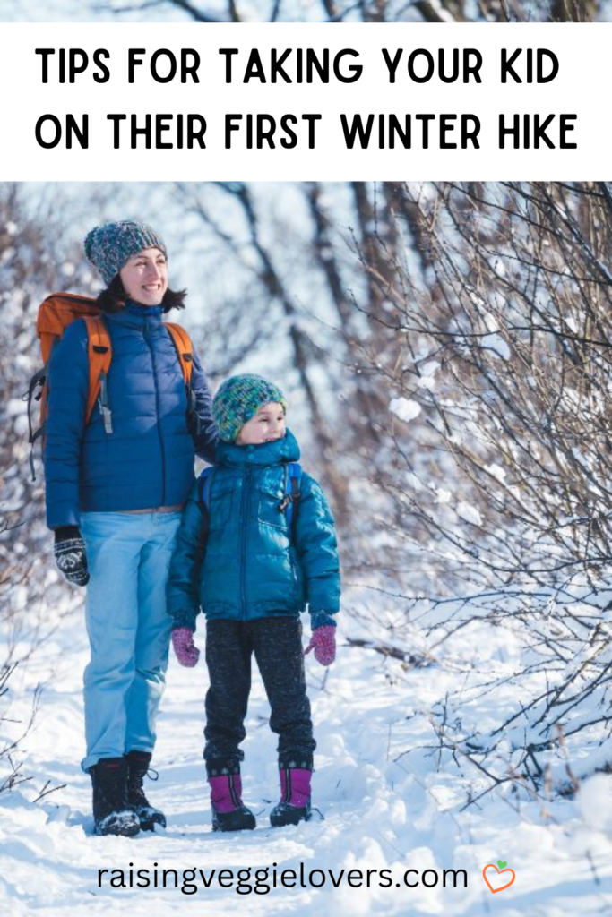 TIps for Taking Your Kids on Their First Winter Hike Pin