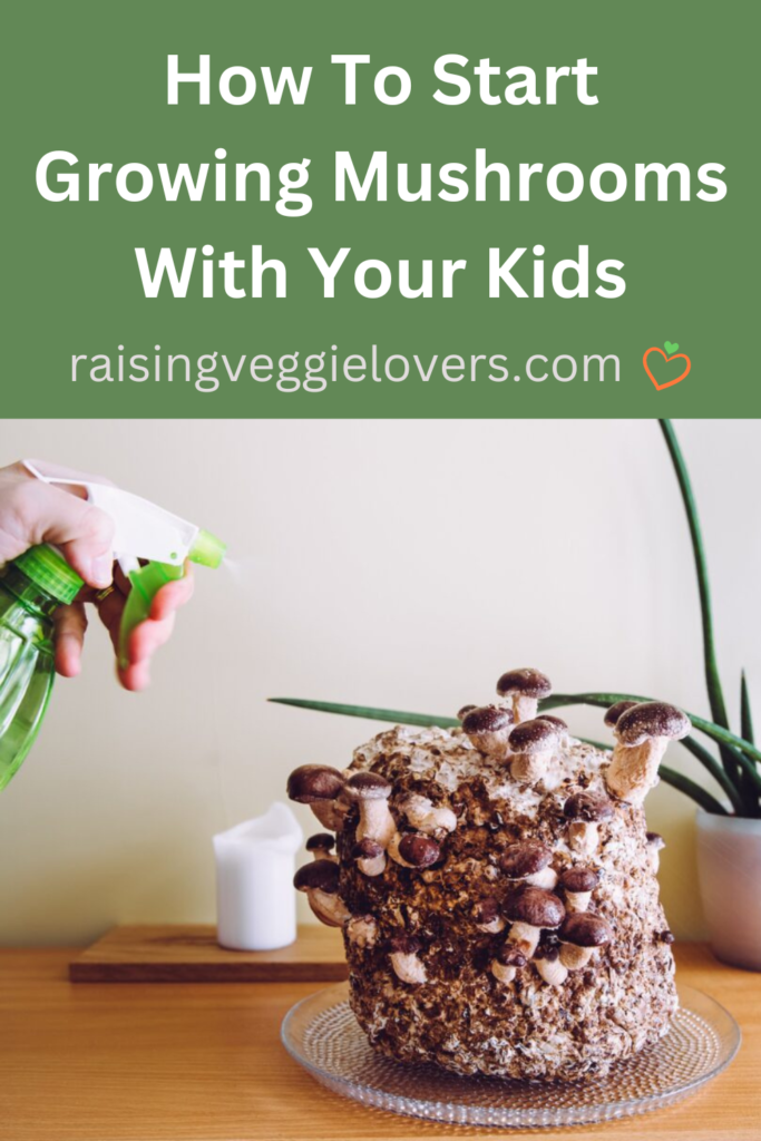 How to Grow Mushrooms with Your Kids Pin