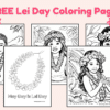 Lei Day Coloring Pages