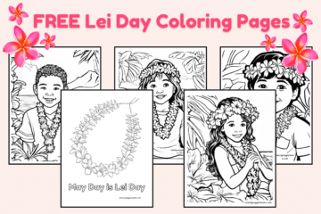 Lei Day Coloring Pages