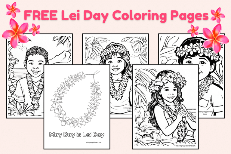 May Day in Hawai'i: Celebrating Lei Day with Free Printable Coloring ...