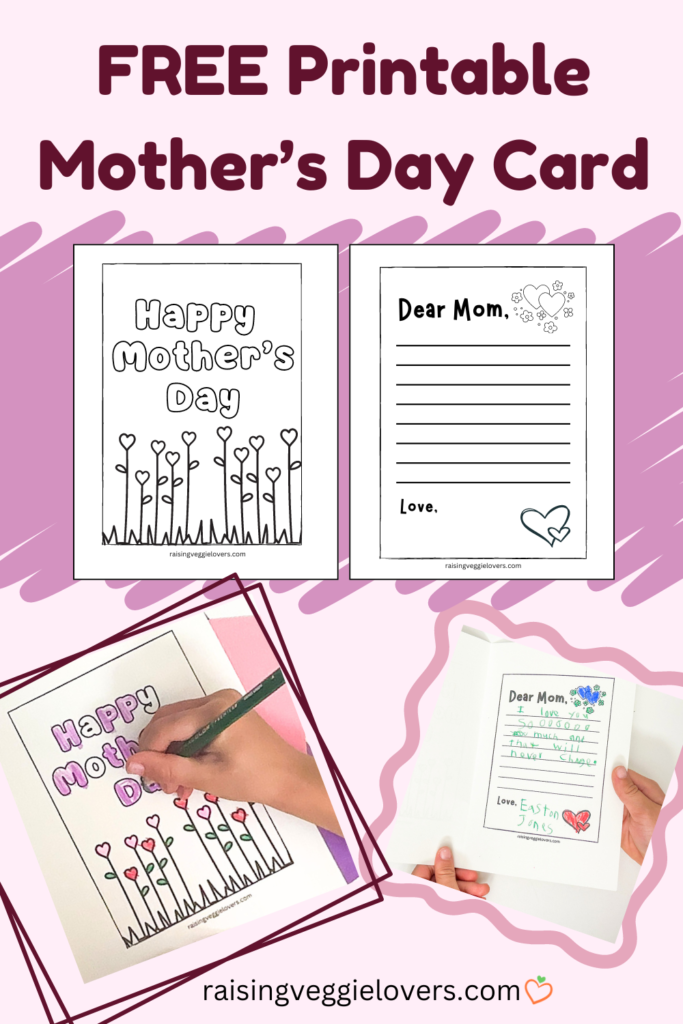 FREE Printable Mother's Day Card PIN
