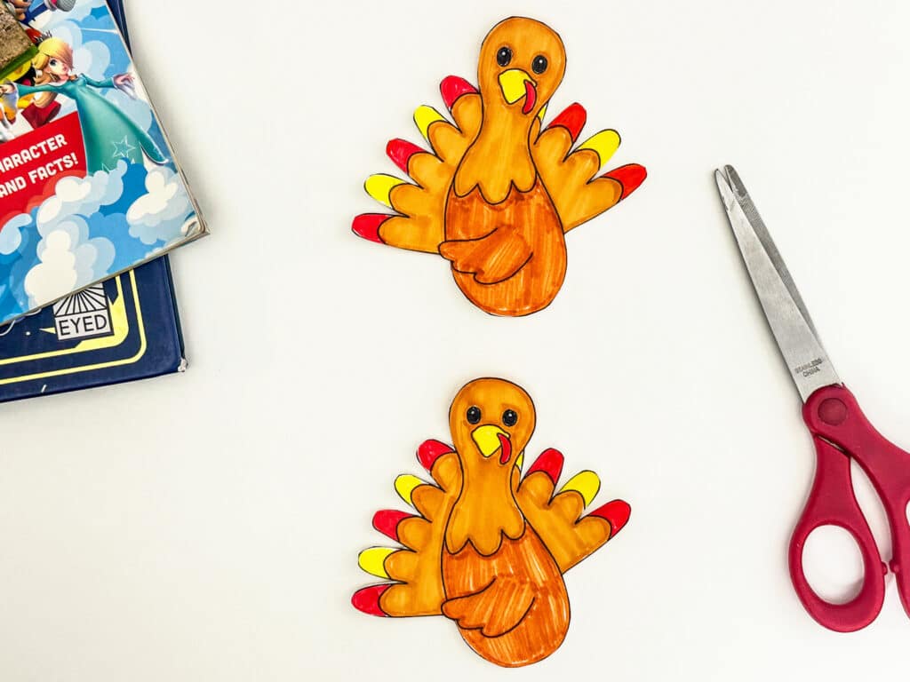 Turkey Bookmark craft