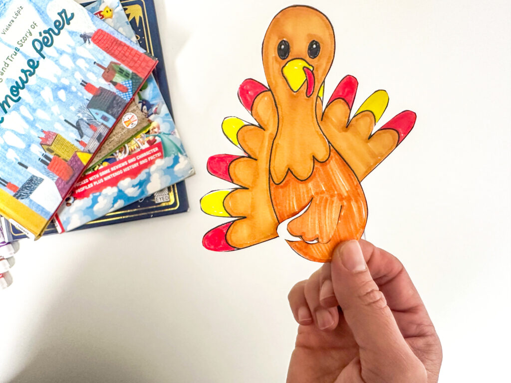 Turkey Bookmark craft