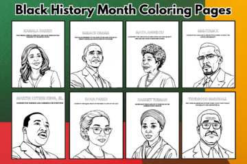 Black history month coloring pages