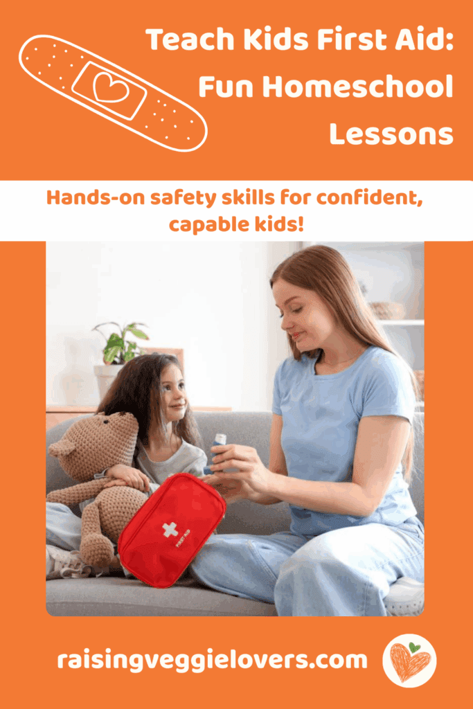 Teach Kids First Aid Fun Homeschool Lessons Pin
