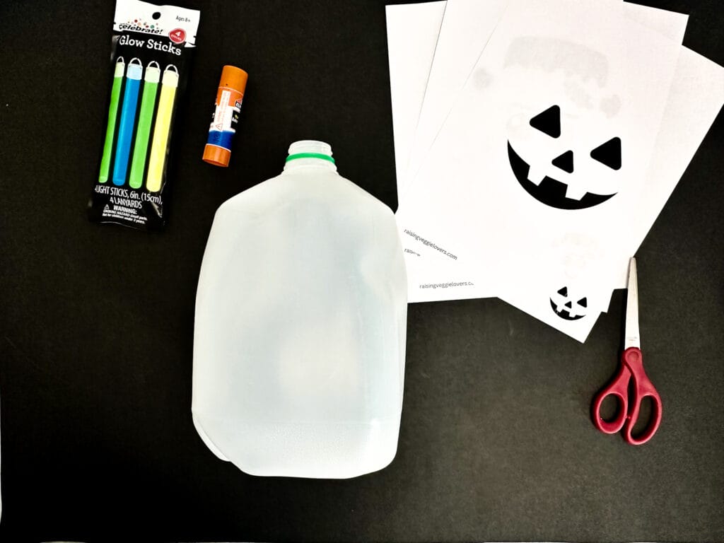 Upcycled Milk Jugs Halloween Lantern