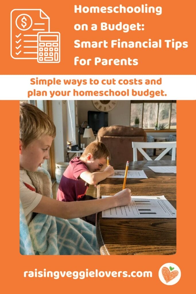 Homeschooling on a budget pin