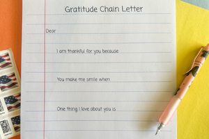 gratitude chain letter