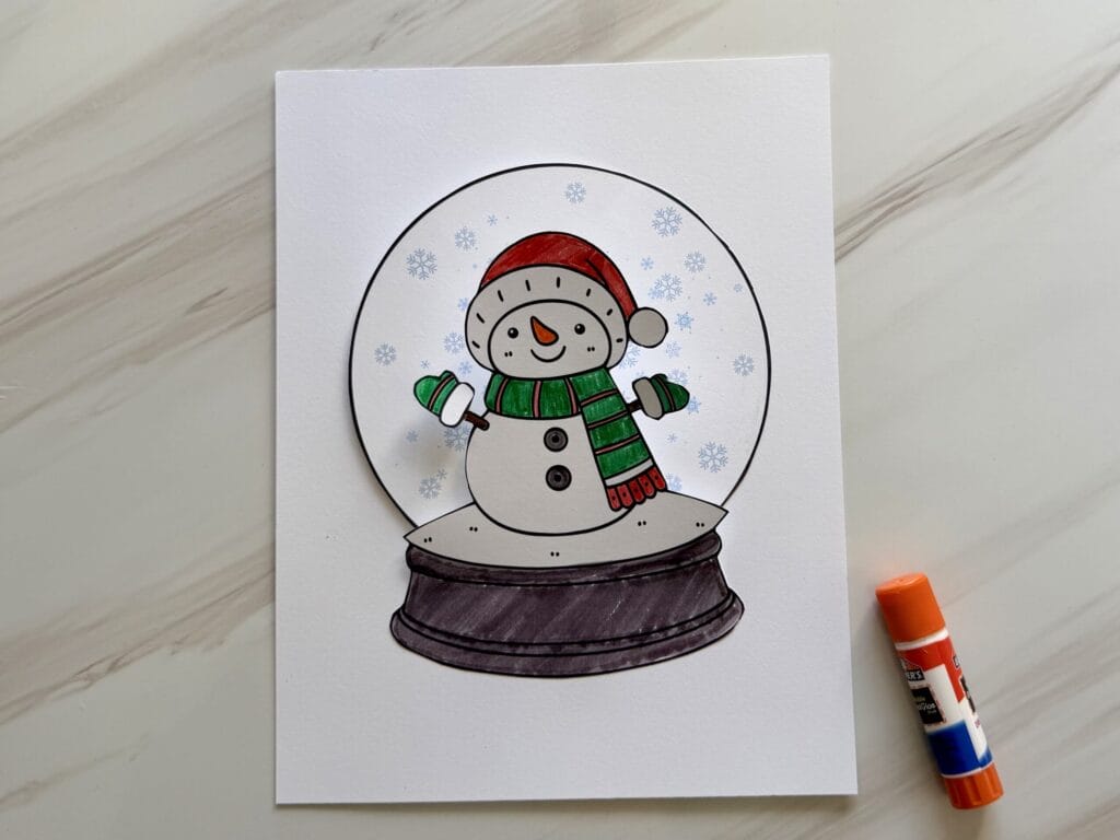 Snow Globe Craft Free Printable
