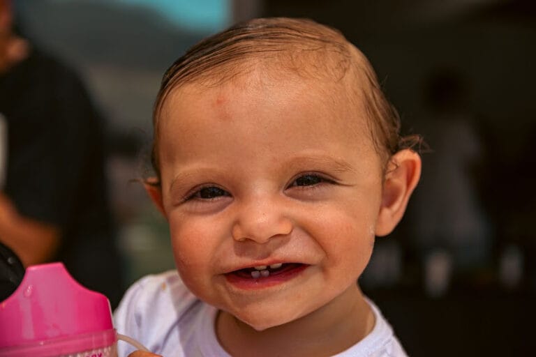 baby smiling